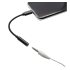 Кабель Type-C - AUX Jack 3.5mm Vixion VX-13c 0.1m PRO темно-серый