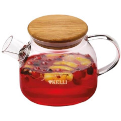 Чайник заварочный, 1000 мл, стекло KELLI, KL-3226