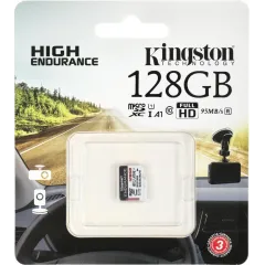 Карта micro-SD 128 GB Kingston Class10 Kingston SDCE/128Gb High Enduran