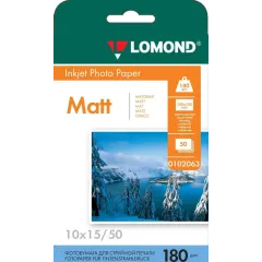 Бумага LOMOND10x15 180г/м2 50л матовая  (0102063)  