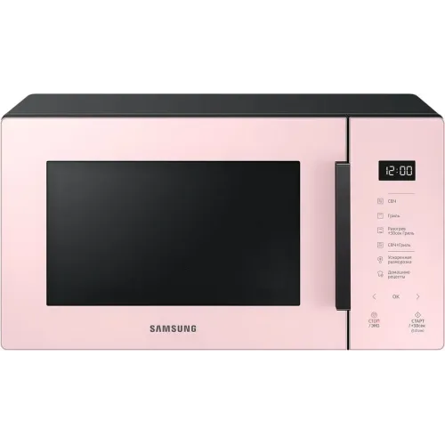 Микроволновая печь SAMSUNG MG-23T5018AP/BW розовый/черный
