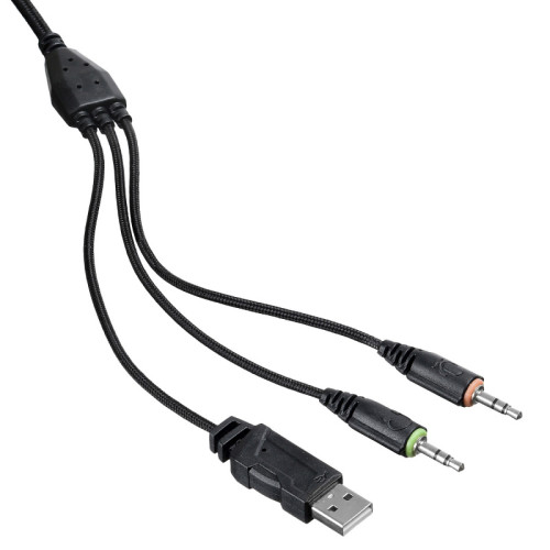 Гарнитура Oklick HS-L550G THUNDER черный 2.2м