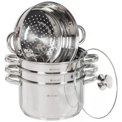 Мантоварка Daniks, SD-S26-4, нерж., индукция, 7,0л., 4 сетки (342653)