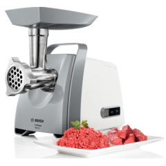 Мясорубка Bosch MFW66020, белая/серая
