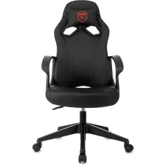 Кресло игровое Zombie 50 черный эко.кожа