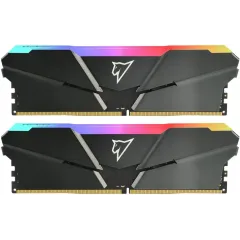 Память DDR4 16384Mb 3600MHz Netac Shadow RGB C18 Grey NTSRD4P36DP-16E kit of 2