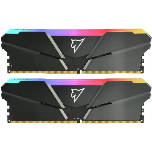 Память DDR4 16384Mb 3600MHz Netac Shadow RGB C18 Grey NTSRD4P36DP-16E kit of 2