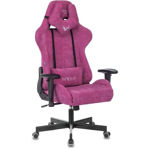 Кресло игровое Zombie VIKING KNIGHT Fabric малиновый Light-15 