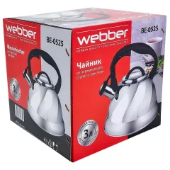 Чайник со свистком WEBBER BE-0525, 3 л.