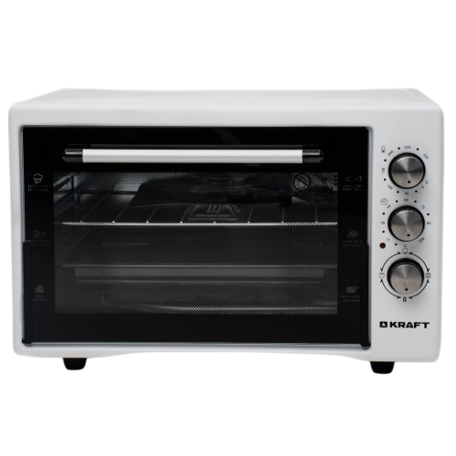 Электропечь KRAFT KF-MO 3801 W белый