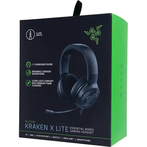 Гарнитура Razer Kraken X Lite Black