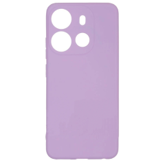 Бампер Tecno Spark Go 2023/Pop 7 Pro ZIBELINO Soft Matte сиреневый с микрофиброй
