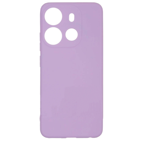 Бампер Tecno Spark Go 2023/Pop 7 Pro ZIBELINO Soft Matte сиреневый с микрофиброй