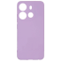 Бампер Tecno Spark Go 2023/Pop 7 Pro ZIBELINO Soft Matte сиреневый с микрофиброй