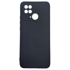Бампер Xiaomi Redmi 10C ZIBELINO Soft Case черный