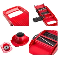 Овощерезка Найсер Дайсер, многофункциональная, 9 в 1, красная (Y507)(317645)