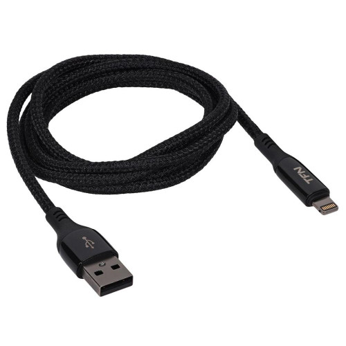 Кабель USB 3.0 A вилка - 8pin 1,2 м TFN-C-BLZ -AL1M-BK черный