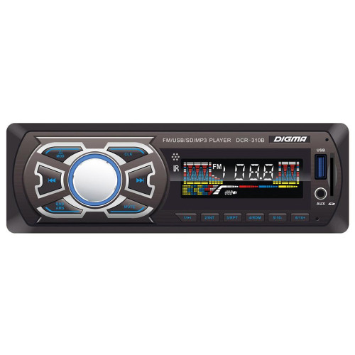Автомагнитола-FLASH Digma DCR-310B