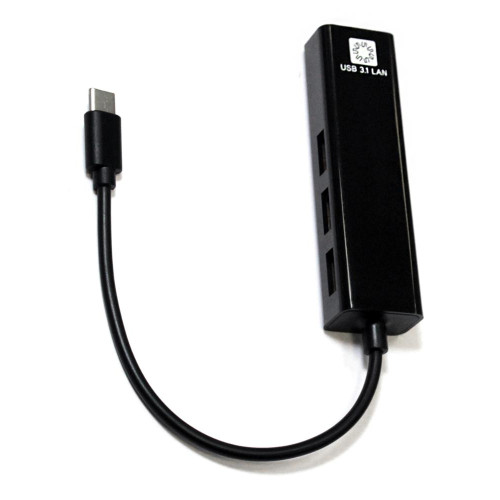 Сетевая карта 5BITES UA3C-45-09BK USB3.1/3*USB2.0/RJ45 100MB/BLACK