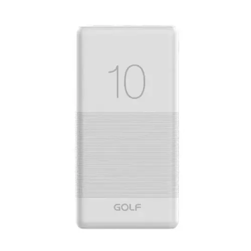 Повербанк 10000 мАч GOLF G80_White