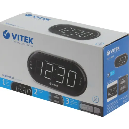 Радиочасы VITEK VT-6610 SR
