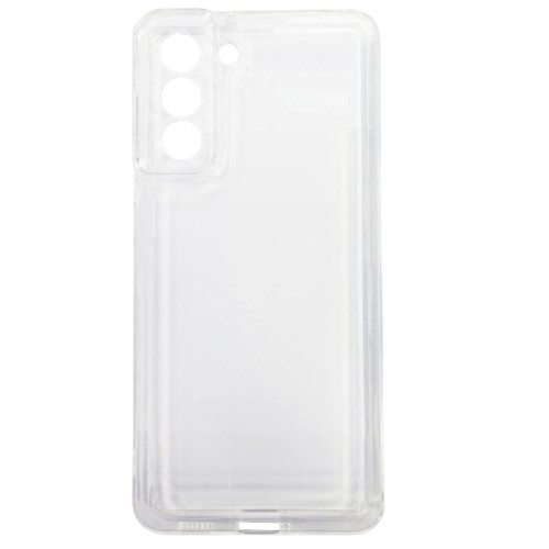 Бампер Samsung Galaxy S21 ZIBELINO прозрачный защита камеры