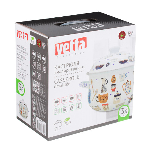 Кастрюля VETTA Кантри 3,6л (894-497)