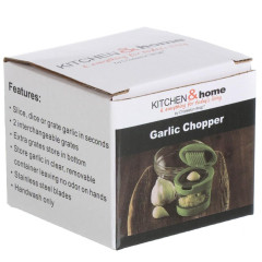 Пресс для чеснока СПЕКТР, пластик, с контейнером, 7.5х6.5 см, Y4-8840 (485155)