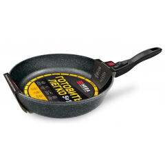 Сковорода НЕВА МЕТАЛЛ GL2024, Готовить легко stone, 24см (съемн/руч)