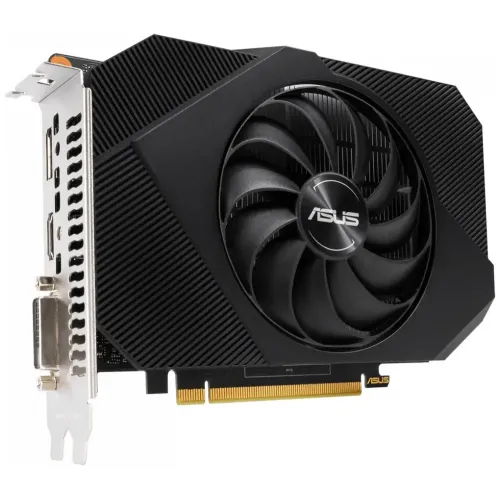 Видеокарта Asus PCI-E PH-GTX1650-O4GD6 NV GTX1650 4096Mb 128b GDDR6 1410/12000 DVIx1/HDMIx1/DPx1/HDC