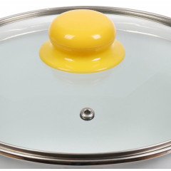 Кастрюля Сибирские товары, Лимоны, эмаль, индукция, 4 л., 1MD201S (419339)