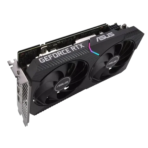 Видеокарта Asus PCI-E 4.0 DUAL-RTX3060-O8G NV RTX3060 8192Mb 128 GDDR6 1837/15000/HDMIx1/DPx3/HDCP R