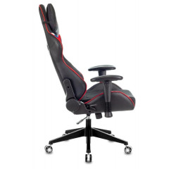 Кресло игровое Zombie VIKING 4 AERO белый/синий/красный текстиль/эко.кожа