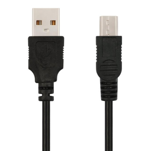Кабель USB 2.0 A вилка - miniUSB 1 м Vixion 2A VX-03 PRO черный