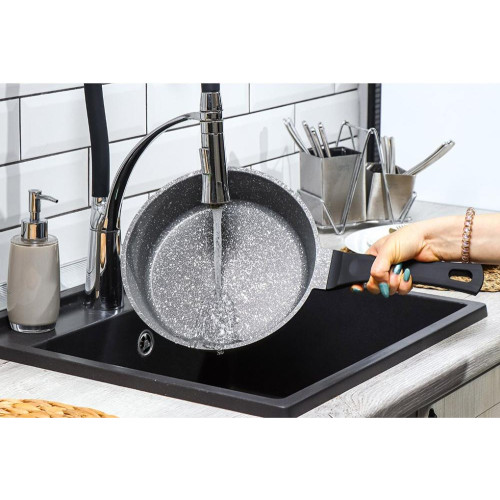 Сковорода ГУРМАН Estima серая ГМ2001 ЭЧИ индукция 20см (430985)