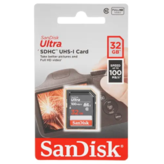 Карта SD 32 GB Sandisk Class10 SDSDUNR-032G-GN3IN Ultra