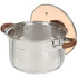 Кастрюля Daniks Веллингтон, нерж., индукция, 3,8 л. (GS-01415-20CA)(397630)