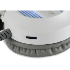 Гарнитура Oklick HS-L300G белый 2.2м