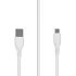 Кабель USB 2.0 A вилка - Type C 2 м Carmega CAR-C-AC2M-WH белый