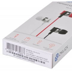 Гарнитура Oklick HS-S-210 красный