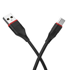 Кабель USB 2.0 A вилка - Type-C 1 м Borofone BX17 Enjoy черный