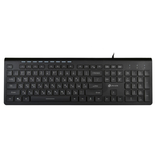 Клавиатура Oklick 490ML LED черный