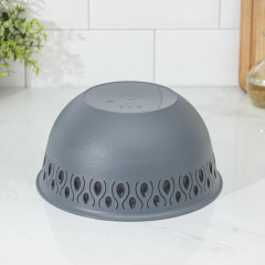 Салатник пластик FOLYlife с крышкой, 26,5х24х11,5см, 3 л.(9471017)