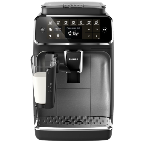 Кофемашина Philips EP4346/70 Series LatteGo, серый/черный