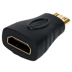 Переходник HDMI розетка - mini HDMI вилка 5BITES HH1805FM