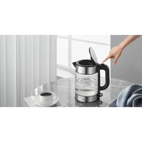 Чайник эл. XIAOMI Electric Glass Kettle, подсветка, стекло/нерж.