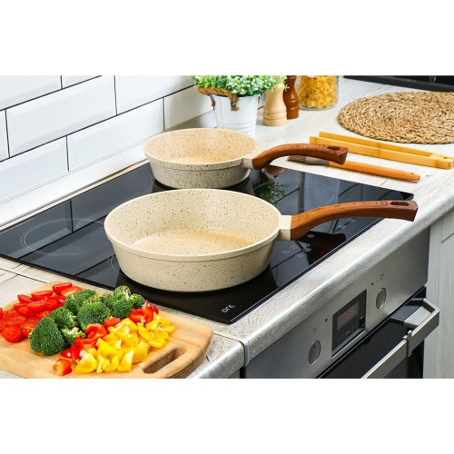 Сковорода ГУРМАН Estima бежевая ГМ2601 ЭБИ индукция 26см