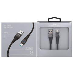 Кабель USB 2.0 A вилка - Type C 1 м TFN TFN-CKNUSBCUSB1MBK