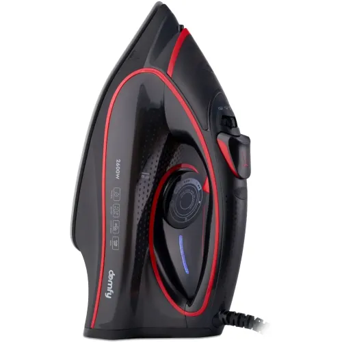 Утюг Domfy DSC-EI606 черный/красный