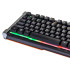 Клавиатура Oklick 710G черный/серый USB Multimedia LED